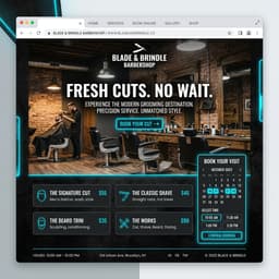 Barbershop Website Theme