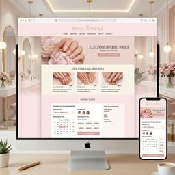 Nail Studio Website Theme